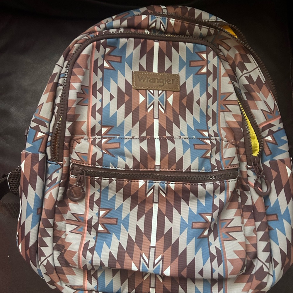 Wrangler Multicolor Geometric Backpack